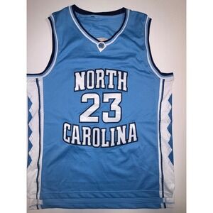 Mens XL UNC Tar Heels Basketball Jersey Michael Jordan 23 Light Blue White